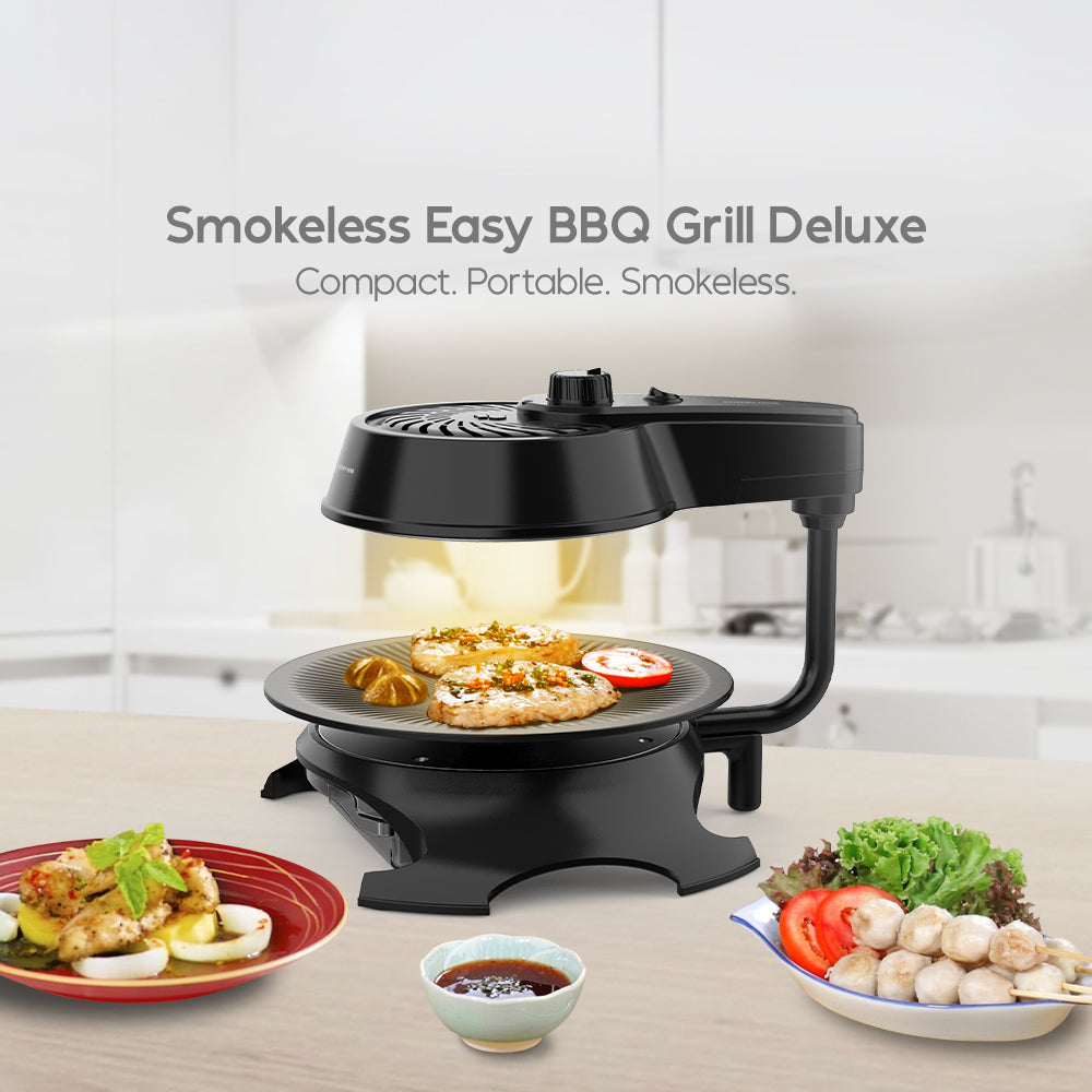 CHERRY Smokeless Easy BBQ Grill Deluxe