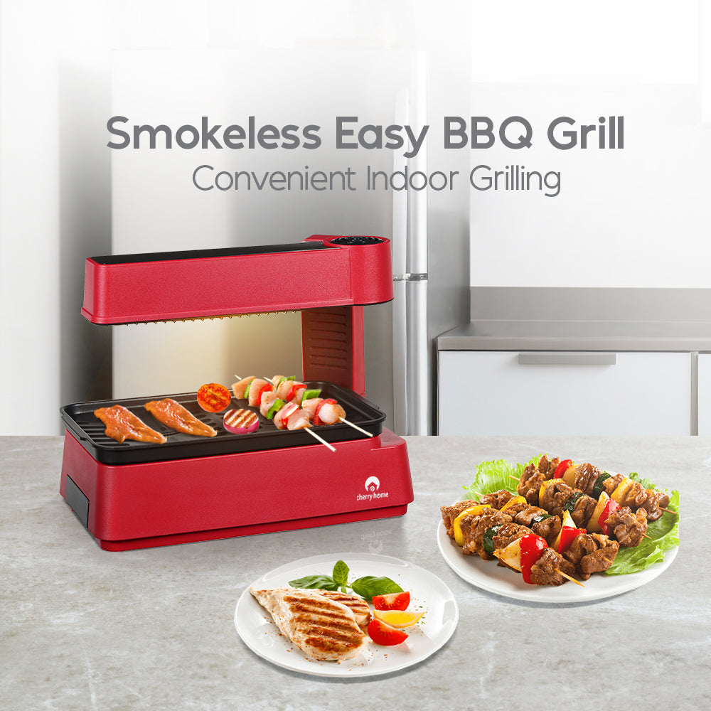 CHERRY Smokeless Easy BBQ Grill