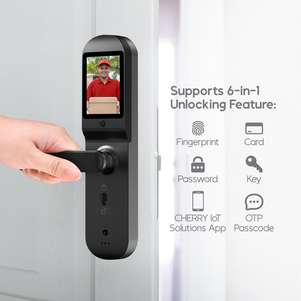 CHERRY 6-in-1 Smart Door Entrance Lock