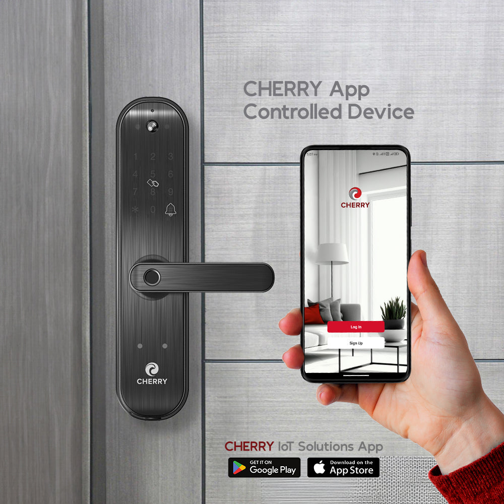 CHERRY 6-in-1 Smart Door Entrance Lock