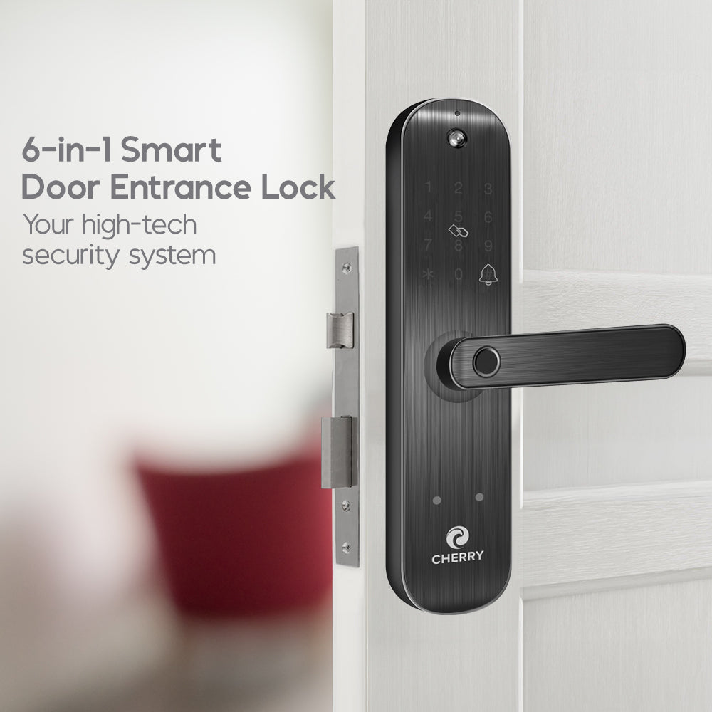 CHERRY 6-in-1 Smart Door Entrance Lock