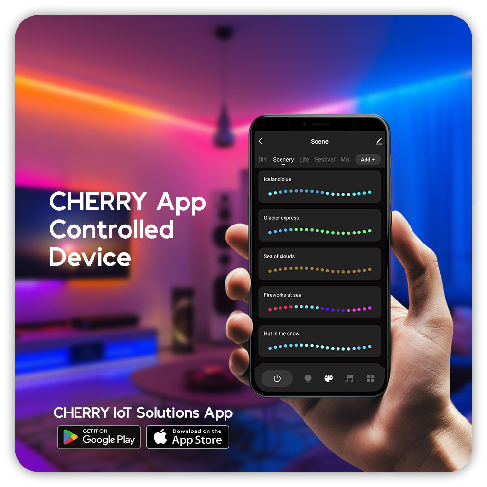 CHERRY Smart Multi-Colored Strip Lights V2
