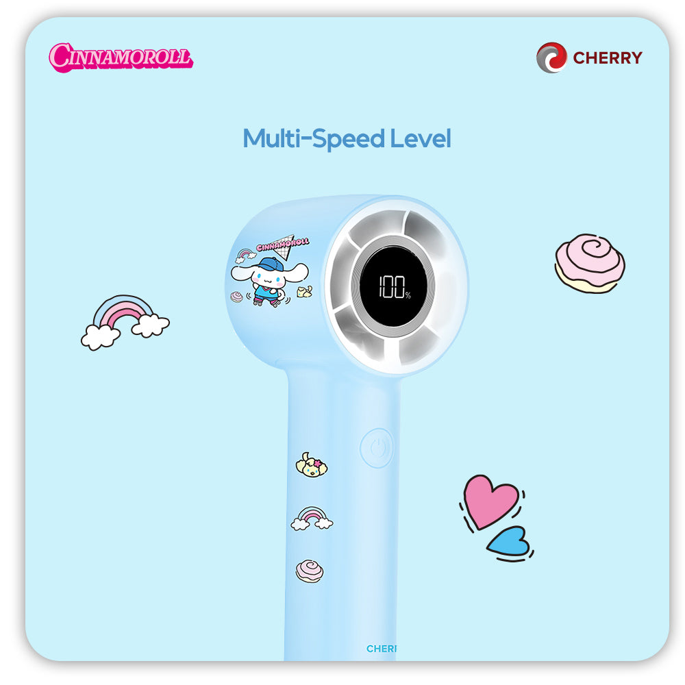 Sanrio Characters and CHERRY Mini Turbo Fan