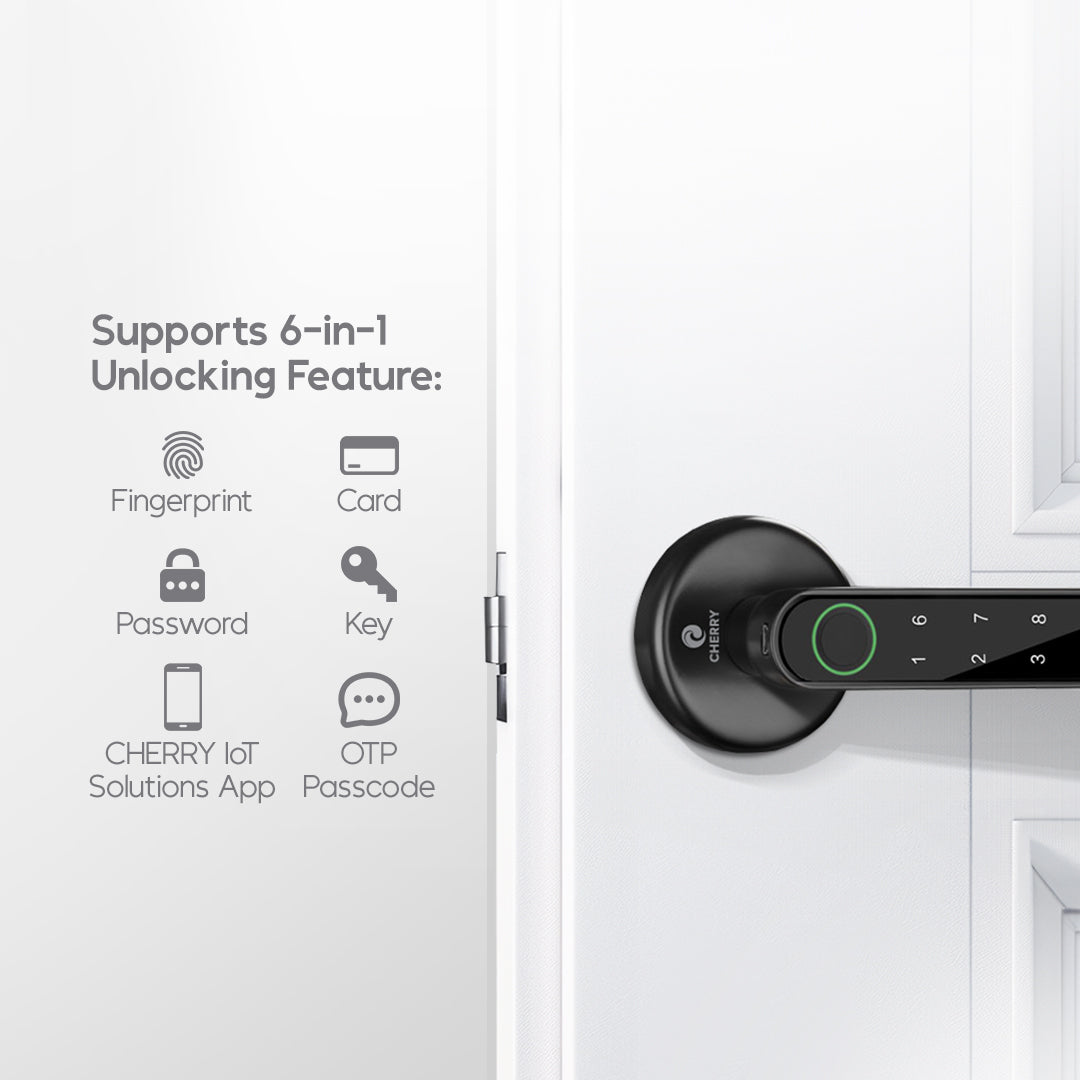 CHERRY Smart Fingerprint Door Lock