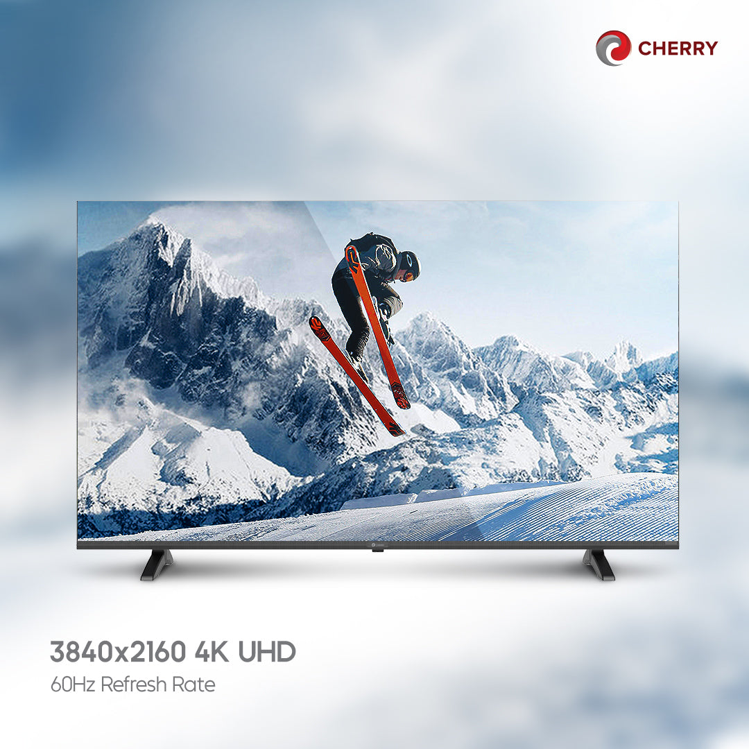 CHERRY Aqua Smart TV 4K UHD 55" w/ FREE Wall Mount Bracket