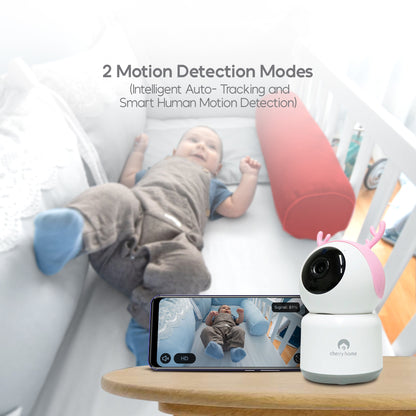 CHERRY Smart Baby Camera (Pink)