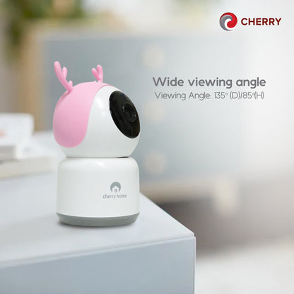 CHERRY Smart Baby Camera (Pink)