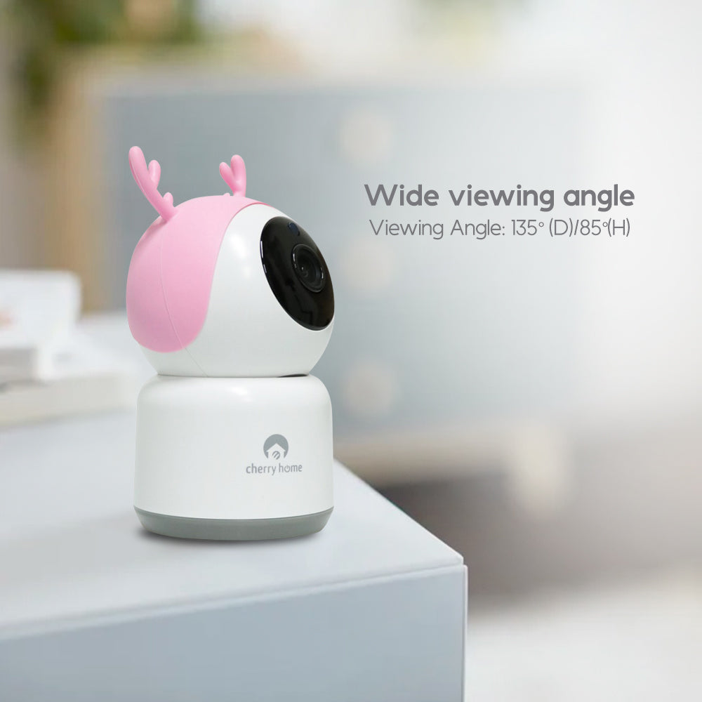 CHERRY Smart Baby Camera (Pink)