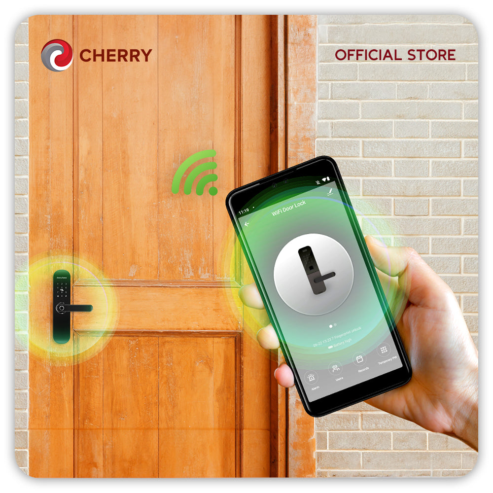 CHERRY Smart Entrance Lock (5-in-1 Door Lock)