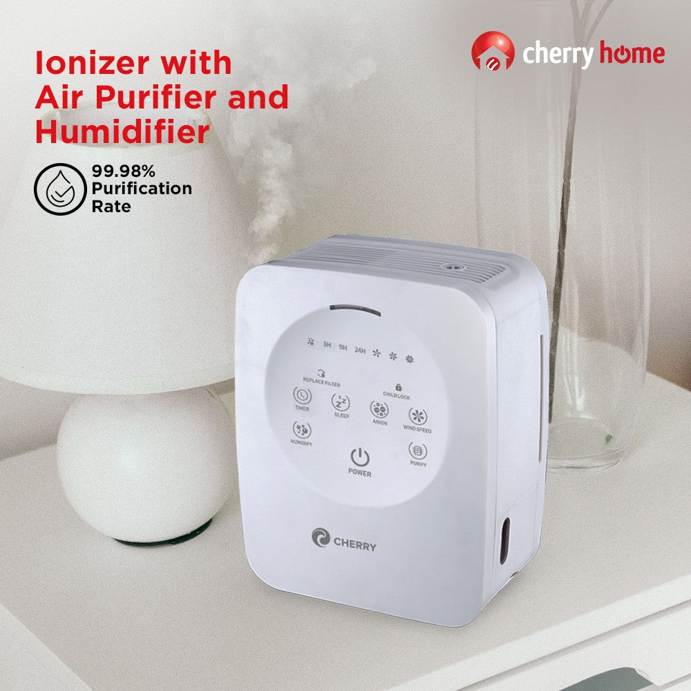 CHERRY Ionizer with Humidifier and Air Purifier