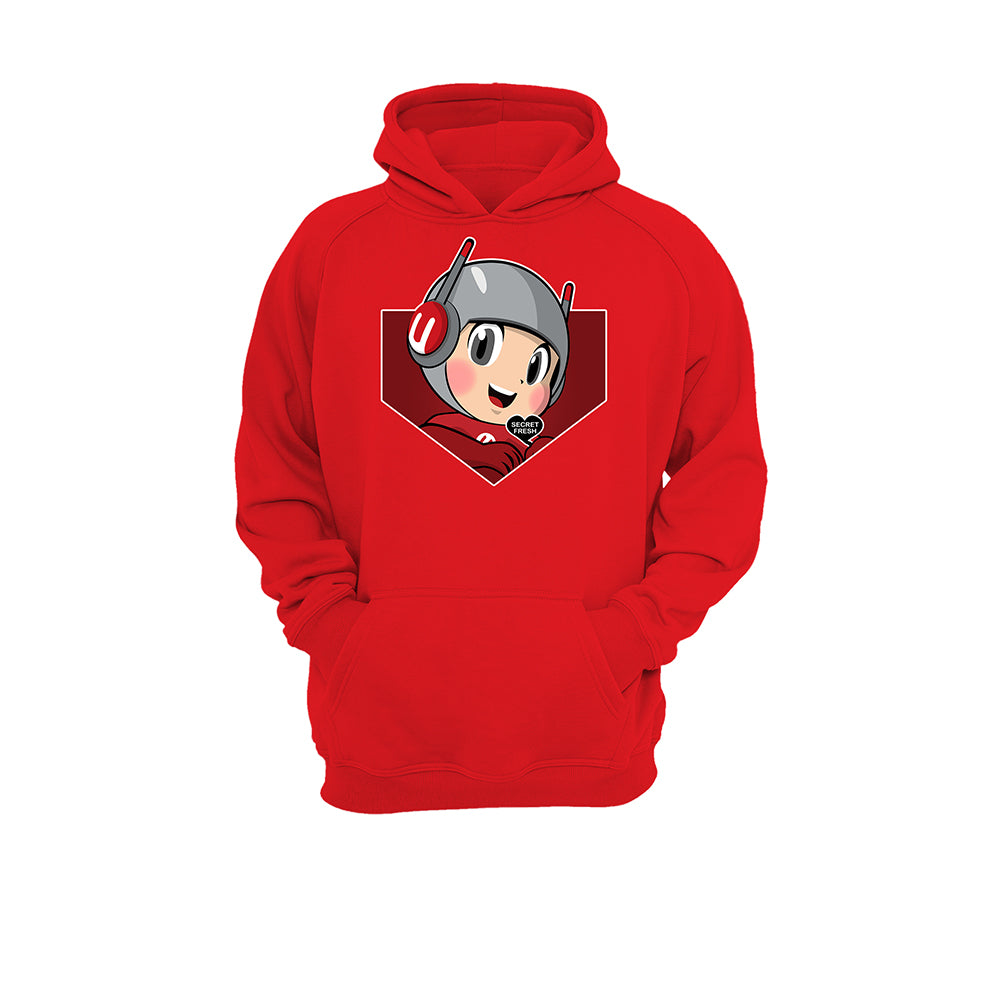 CHERRY x Secret Fresh Hoodie - Cosmic (Red)