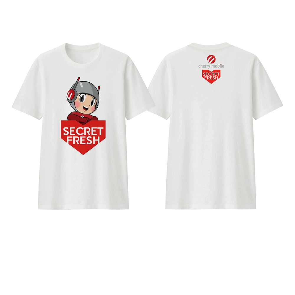 CHERRY x Secret Fresh T-Shirt - (White)